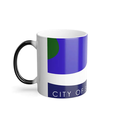 Flag of Sacramento, California - Color Changing Coffee Mug-Go Mug Yourself