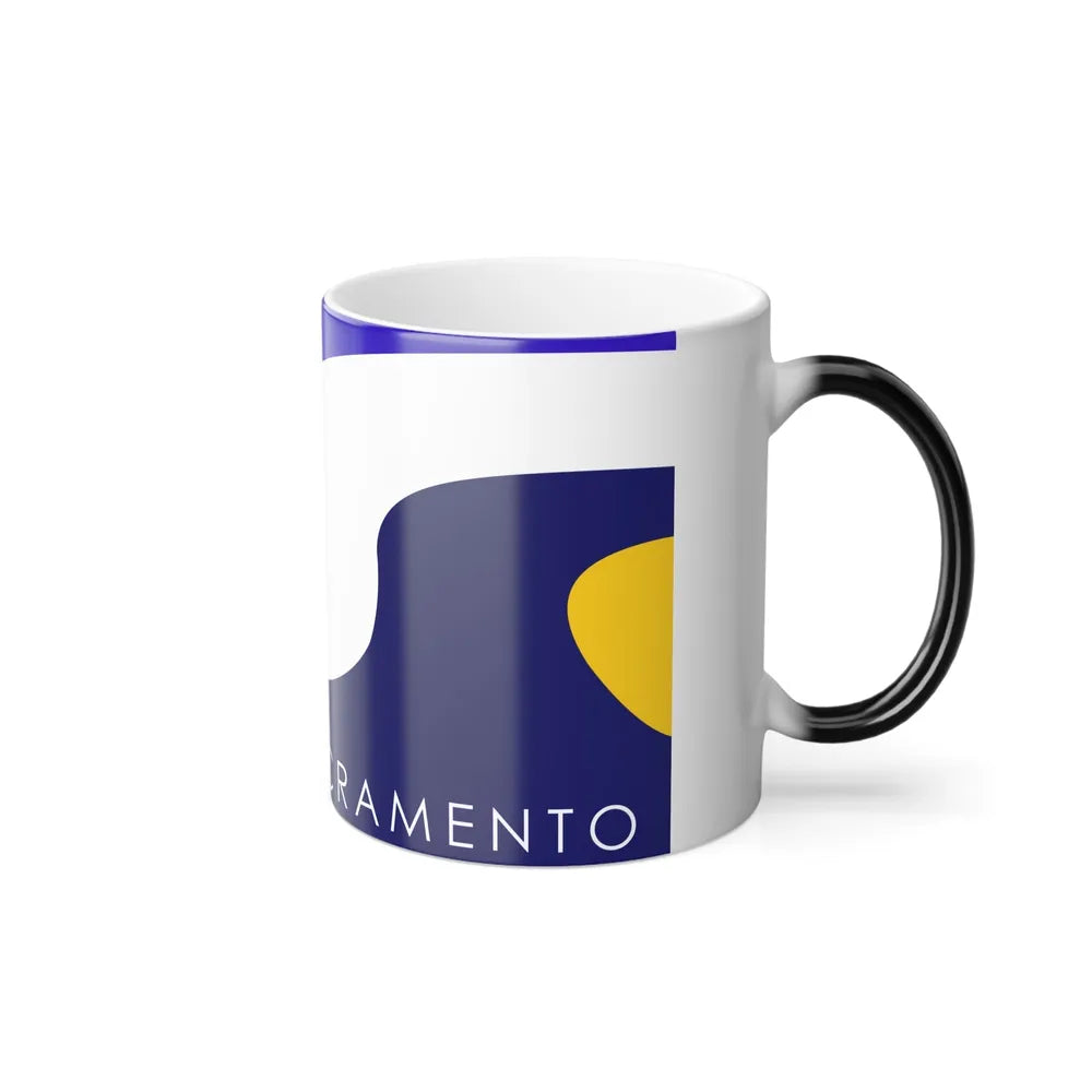 Flag of Sacramento, California - Color Changing Coffee Mug-Go Mug Yourself