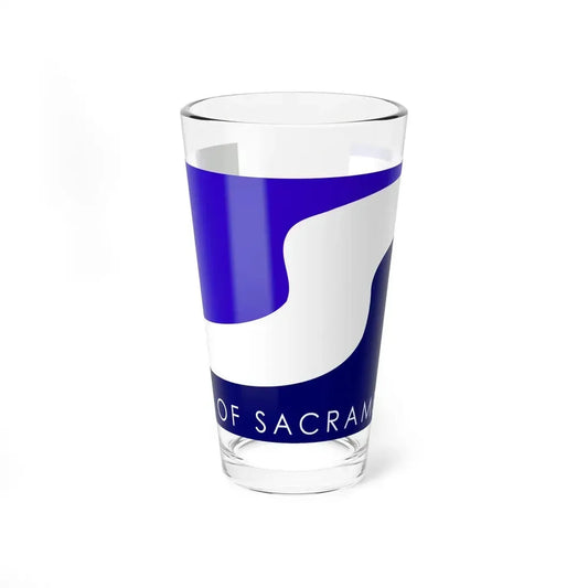 Flag of Sacramento, California - Pint Glass 16oz 16oz - Go Mug Yourself