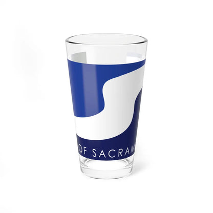 Flag of Sacramento California (United States) Pint Glass 16oz 16oz - Go Mug Yourself