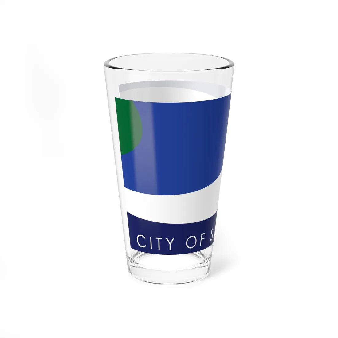 Flag of Sacramento California (United States) Pint Glass 16oz - Go Mug Yourself