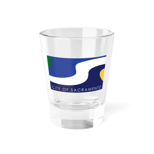 Flag of Sacramento California (United States) Shot Glass 1.5oz 1.5oz - Go Mug Yourself