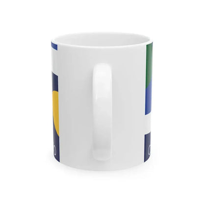 Flag of Sacramento California (United States) White Coffee Mug - Go Mug Yourself