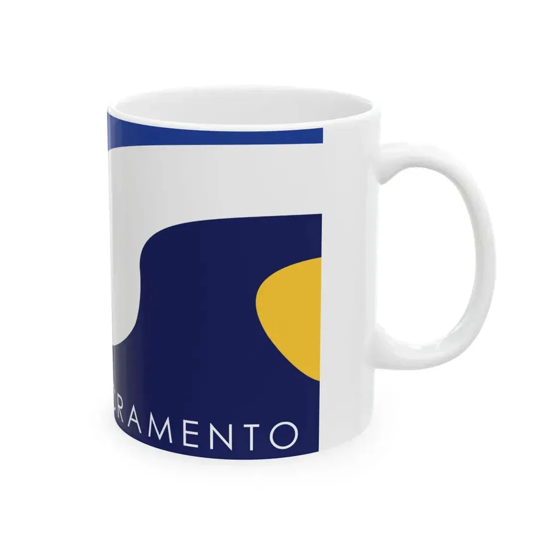 Flag of Sacramento California (United States) White Coffee Mug - Go Mug Yourself
