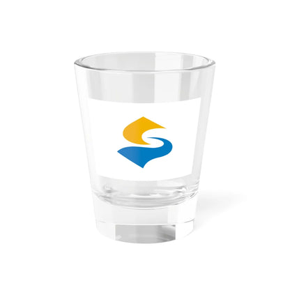Flag of Sado Niigata (Japan) Shot Glass 1.5oz 1.5oz - Go Mug Yourself
