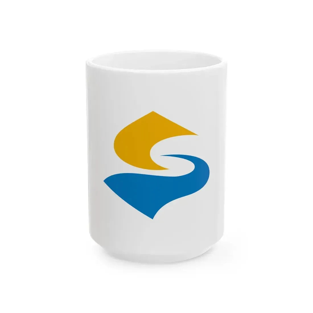 Flag of Sado Niigata (Japan) White Coffee Mug 15oz - Go Mug Yourself