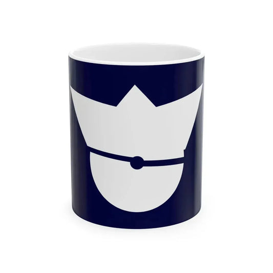 Flag of Saeki Okayama 1969-2006 (Japan) White Coffee Mug 11oz - Go Mug Yourself