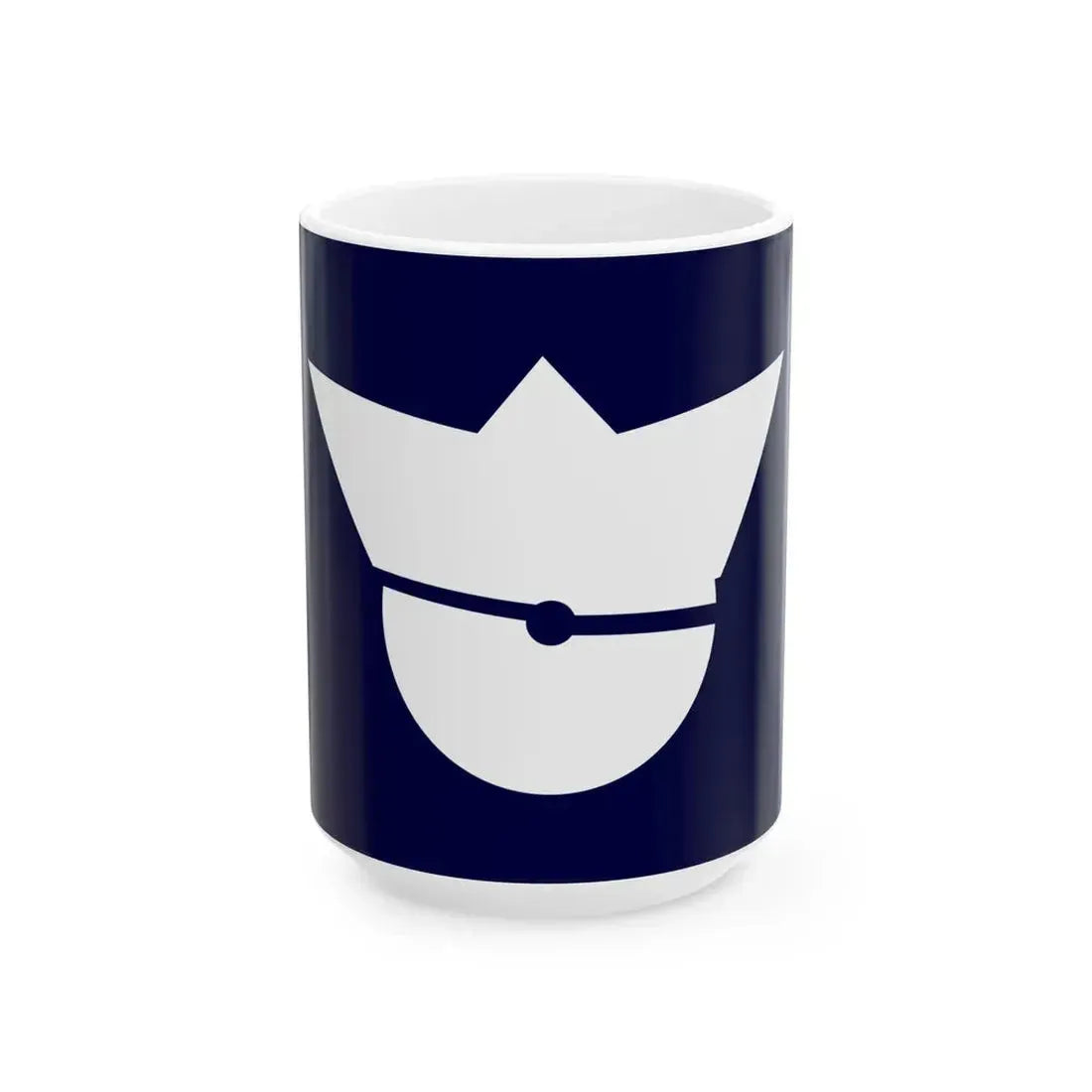 Flag of Saeki Okayama 1969-2006 (Japan) White Coffee Mug 15oz - Go Mug Yourself