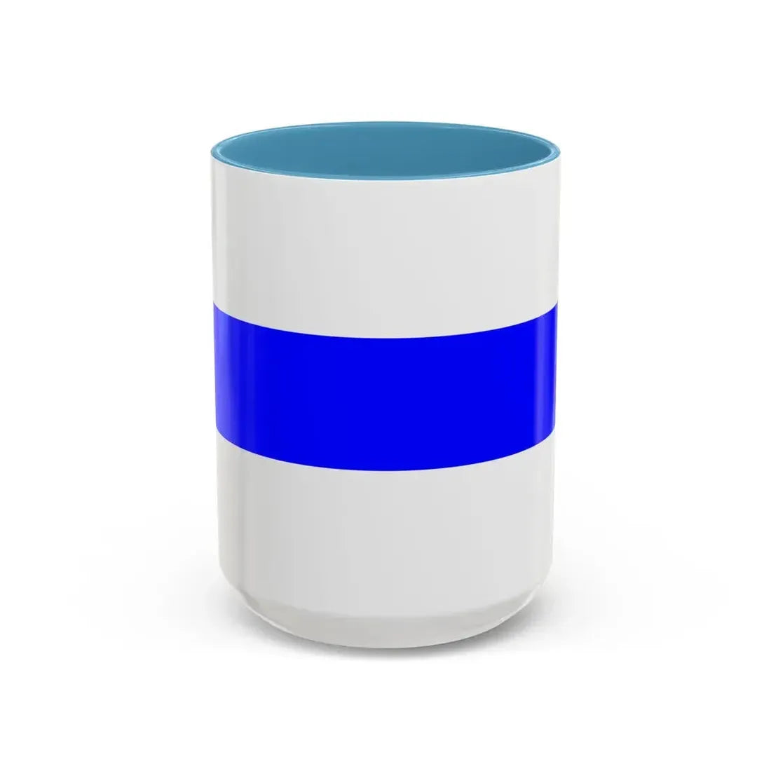 Flag of Safi Malta - Accent Coffee Mug 15oz Light Blue - Go Mug Yourself