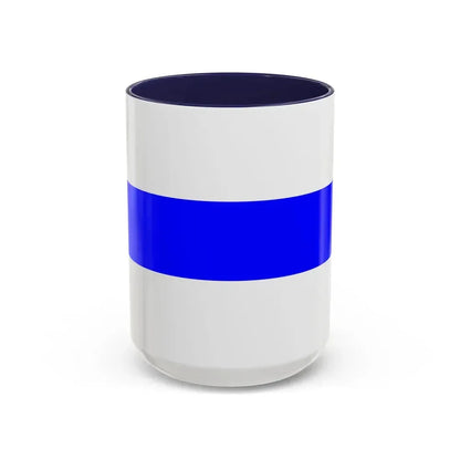 Flag of Safi Malta - Accent Coffee Mug 15oz Navy - Go Mug Yourself