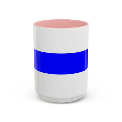 Flag of Safi Malta - Accent Coffee Mug 15oz Pink - Go Mug Yourself