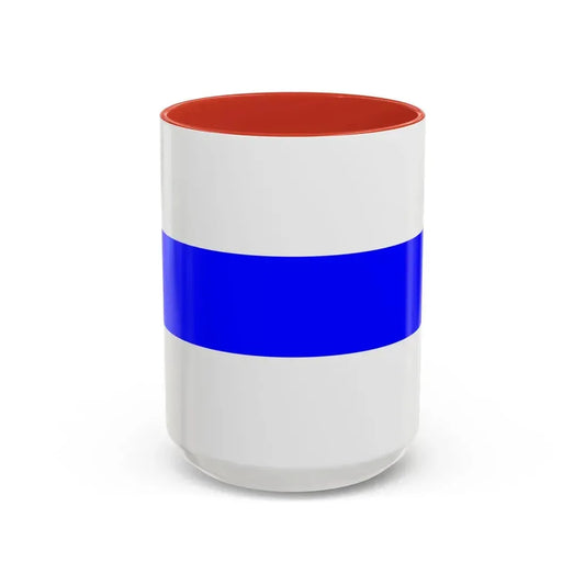Flag of Safi Malta - Accent Coffee Mug 15oz Red - Go Mug Yourself