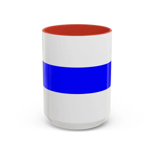 Flag of Safi Malta - Accent Coffee Mug 15oz Red - Go Mug Yourself