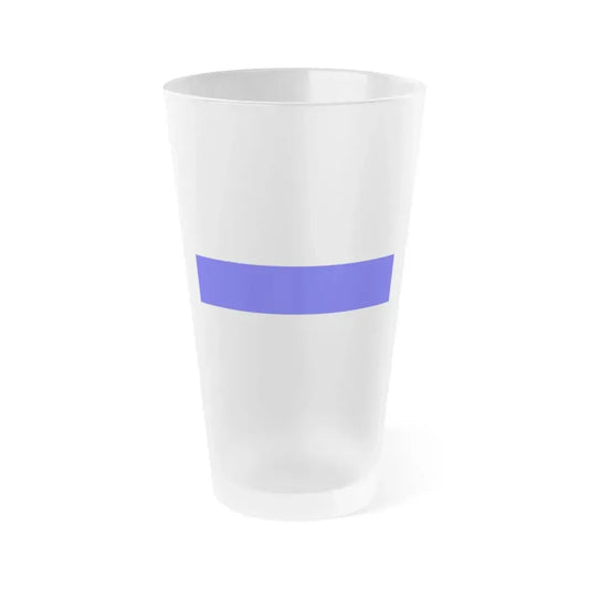 Flag of Safi Malta - Frosted Pint Glass 16oz 16oz Frosted - Go Mug Yourself