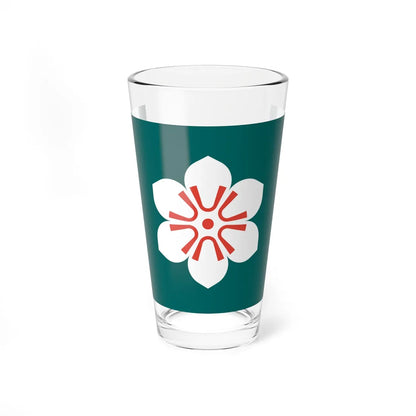Flag of Saga Prefecture (Japan) Pint Glass 16oz 16oz - Go Mug Yourself