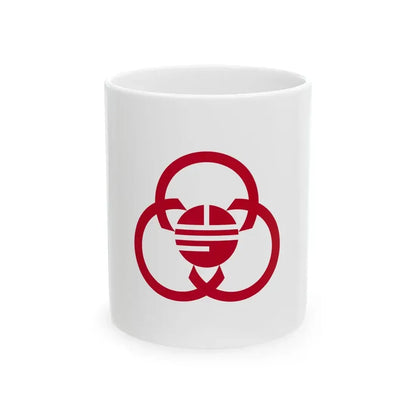 Flag of Sagamihara Kanagawa (Japan) White Coffee Mug 11oz - Go Mug Yourself