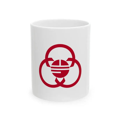 Flag of Sagamihara Kanagawa Japan - White Coffee Mug 11oz - Go Mug Yourself