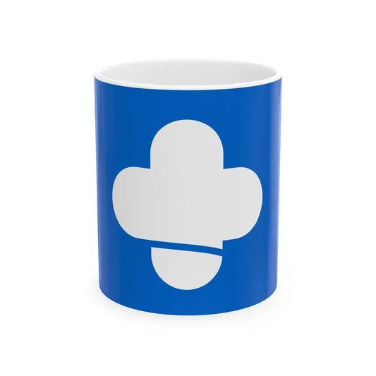 Flag of Sagara Kumamoto (Japan) White Coffee Mug 11oz - Go Mug Yourself