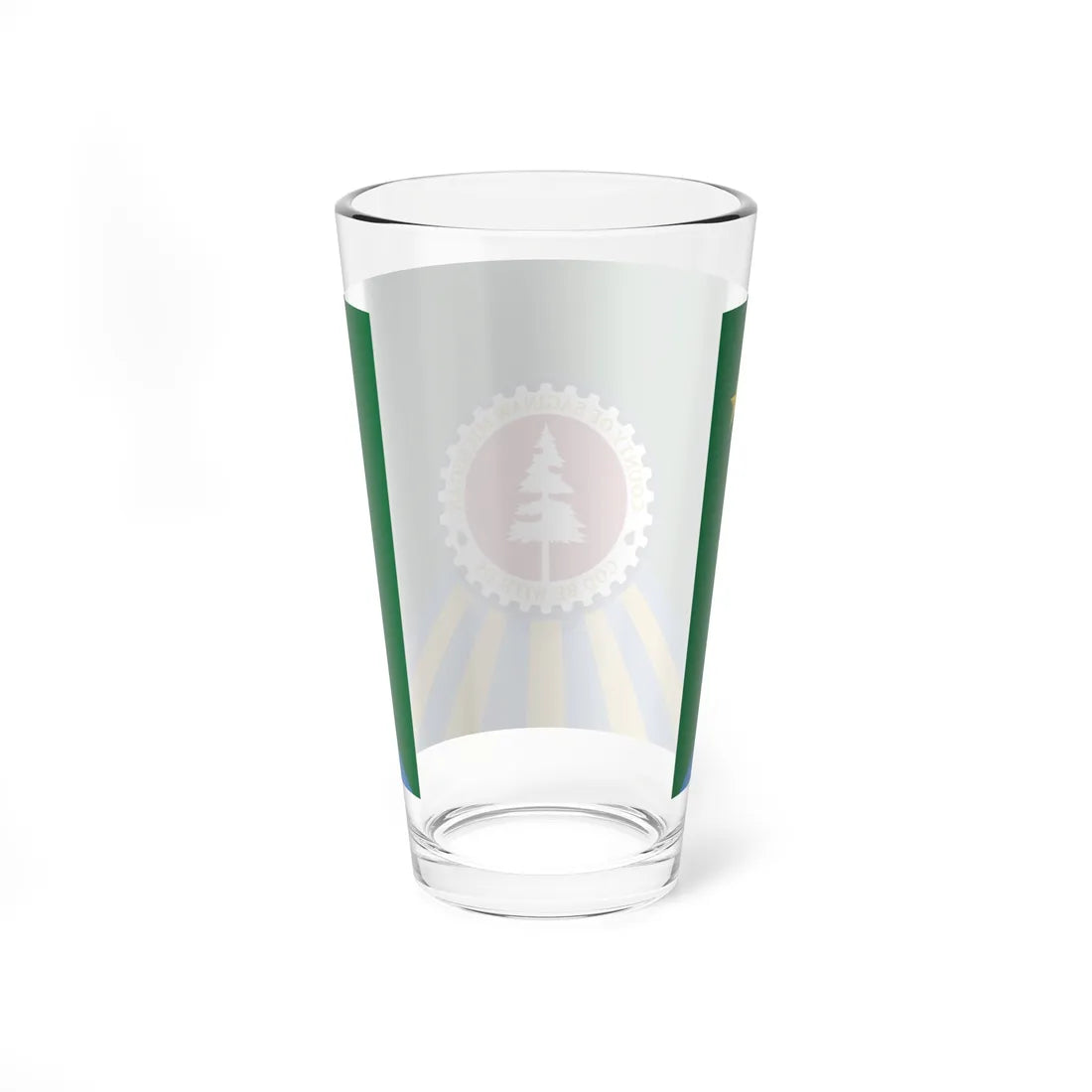 Flag of Saginaw County Michigan (United States) Pint Glass 16oz - Go Mug Yourself