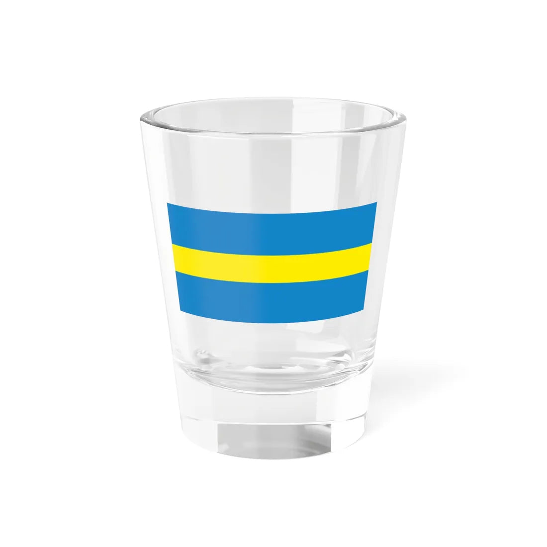 Flag of Słaŭharad Belarus (Belarus) Shot Glass 1.5oz 1.5oz - Go Mug Yourself