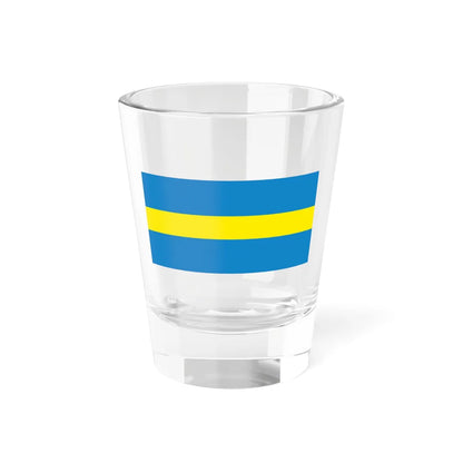 Flag of Słaŭharad Belarus (Belarus) Shot Glass 1.5oz 1.5oz - Go Mug Yourself