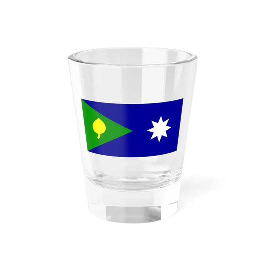 Flag of Saibai Island (Australia) Shot Glass 1.5oz 1.5oz - Go Mug Yourself