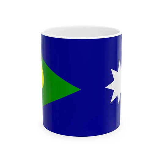 Flag of Saibai Island (Australia) White Coffee Mug 11oz - Go Mug Yourself