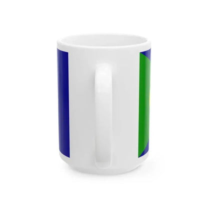 Flag of Saibai Island (Australia) White Coffee Mug - Go Mug Yourself