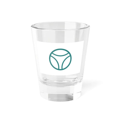 Flag of Saigo Shimane 1984-2004 (Japan) Shot Glass 1.5oz 1.5oz - Go Mug Yourself