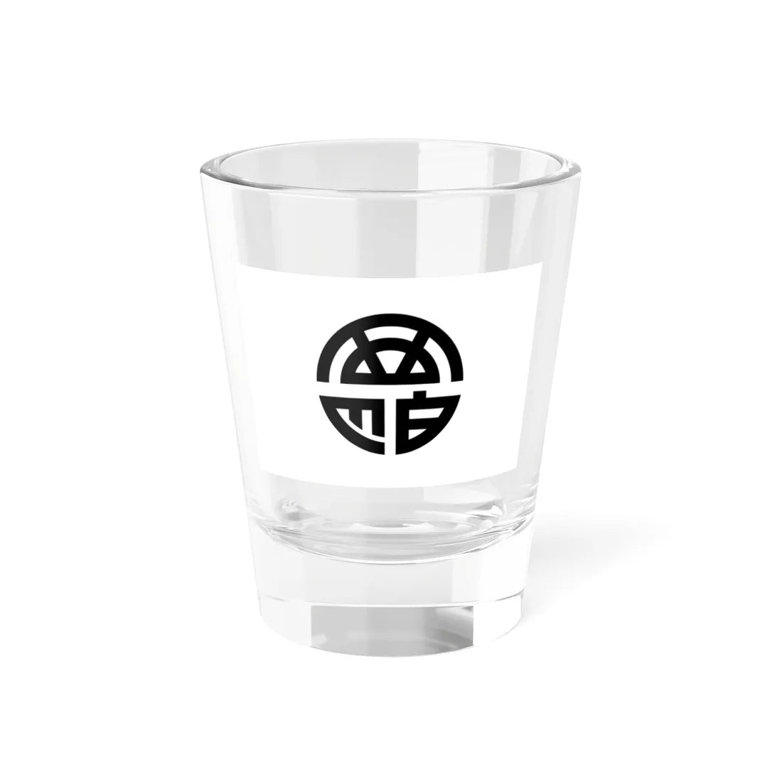 Flag of Saihaku Tottori 1956-2004 (Japan) Shot Glass 1.5oz 1.5oz - Go Mug Yourself