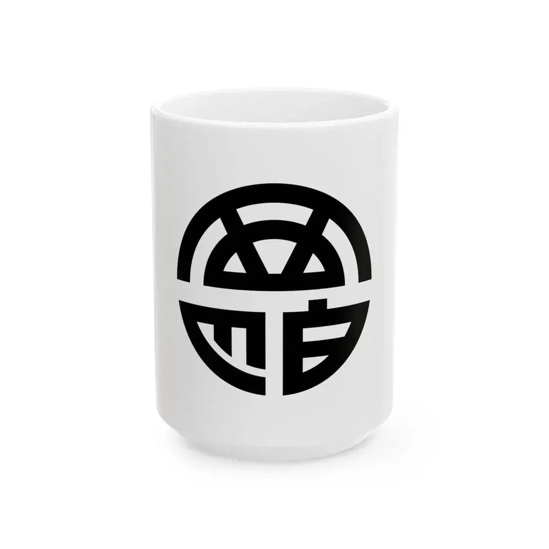 Flag of Saihaku Tottori 1956-2004 (Japan) White Coffee Mug 15oz - Go Mug Yourself