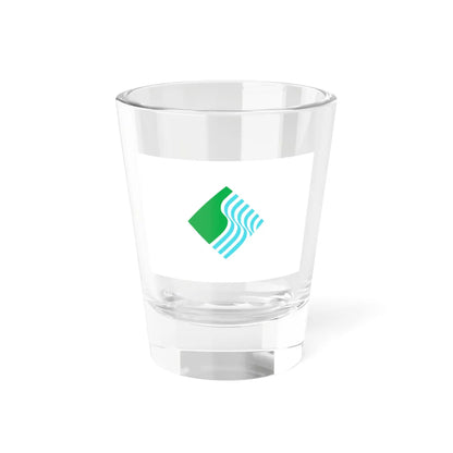 Flag of Saijō Ehime (Japan) Shot Glass 1.5oz 1.5oz - Go Mug Yourself