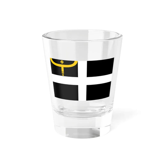 Flag of Saint Augustine of Canterbury (England) Shot Glass 1.5oz 1.5oz - Go Mug Yourself