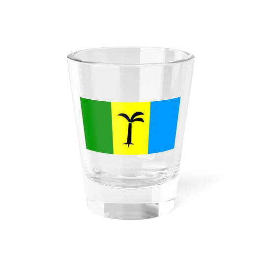 Flag of Saint Christopher-Nevis-Anguilla (Saint Kitts and Nevis) Shot Glass 1.5oz 1.5oz - Go Mug Yourself