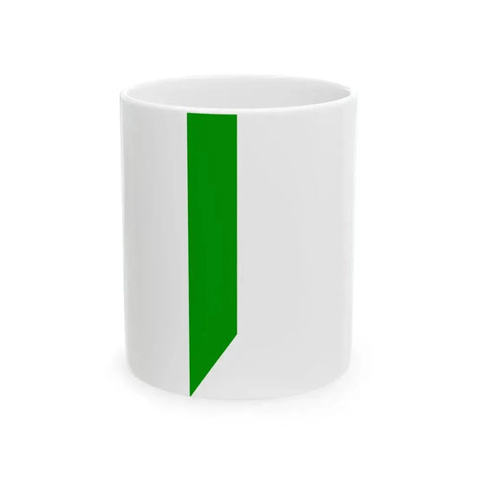 Flag of Saint Flour Cantal (France) White Coffee Mug 11oz - Go Mug Yourself
