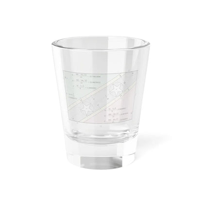 Flag of Saint Kitts and Nevis construction sheet (Saint Kitts and Nevis) Shot Glass 1.5oz 1.5oz - Go Mug Yourself