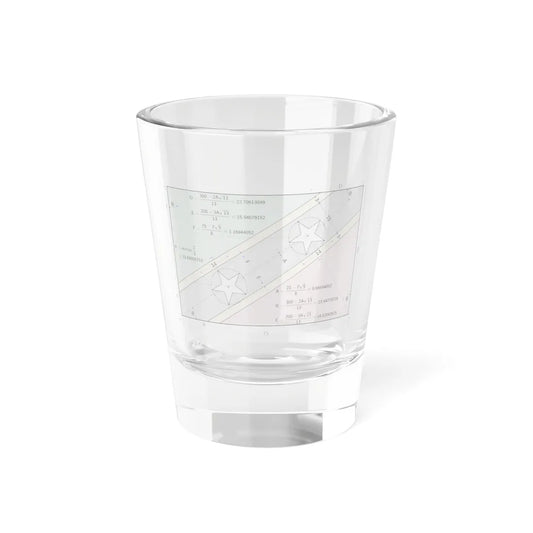 Flag of Saint Kitts and Nevis construction sheet (Saint Kitts and Nevis) Shot Glass 1.5oz 1.5oz - Go Mug Yourself