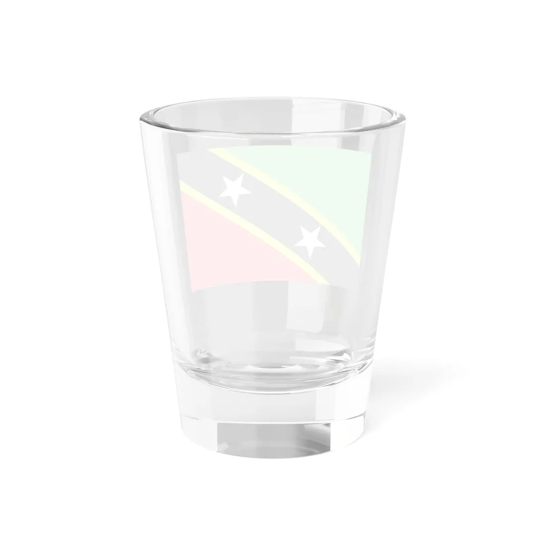 Flag of Saint Kitts and Nevis WFB 2000 (Saint Kitts and Nevis) Shot Glass 1.5oz - Go Mug Yourself