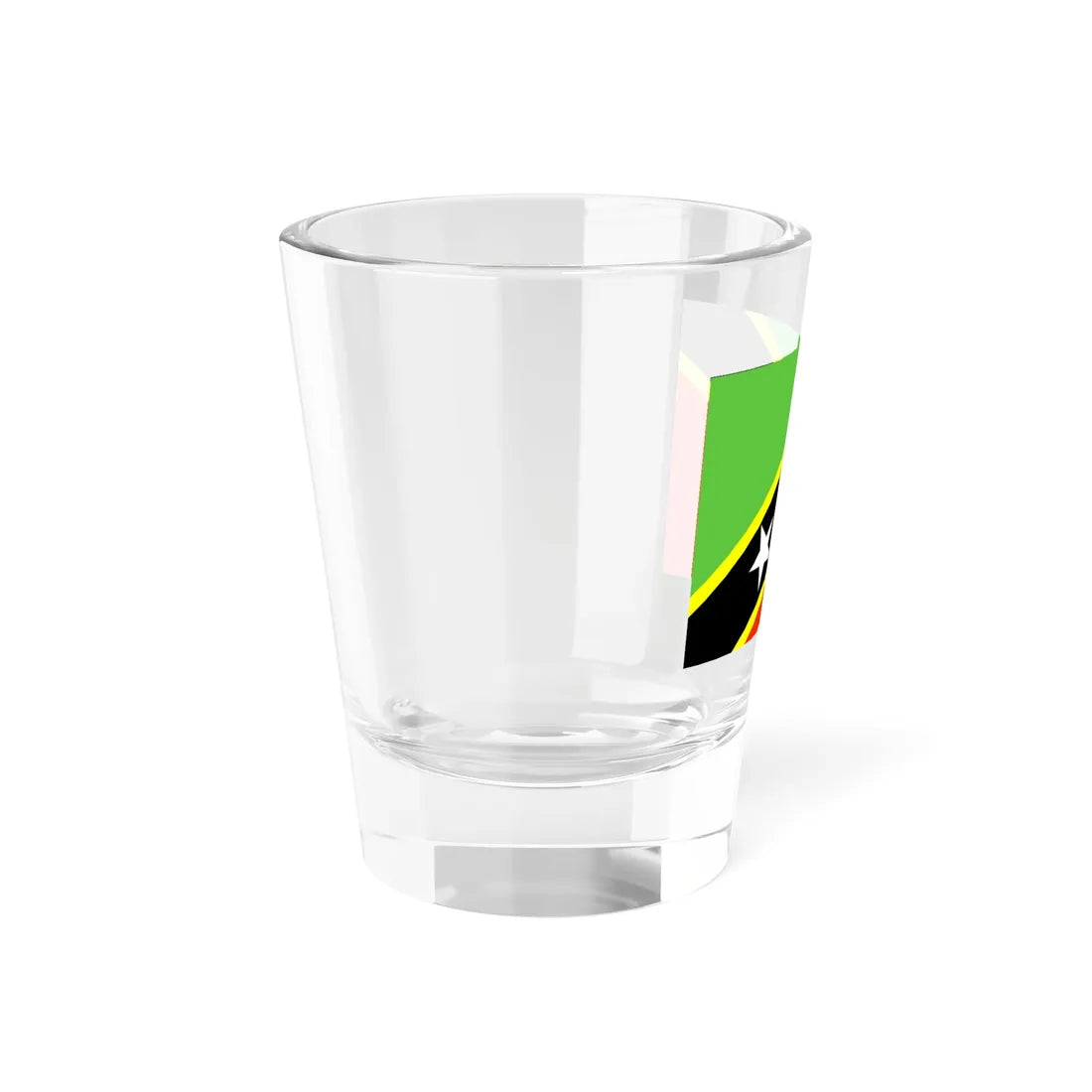 Flag of Saint Kitts and Nevis WFB 2000 (Saint Kitts and Nevis) Shot Glass 1.5oz - Go Mug Yourself