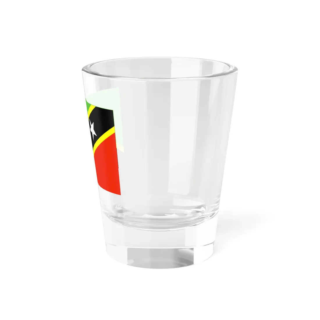 Flag of Saint Kitts and Nevis WFB 2000 (Saint Kitts and Nevis) Shot Glass 1.5oz - Go Mug Yourself