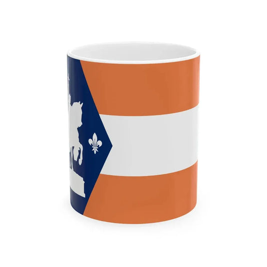 Flag of Saint Louis Missouri 1916 (United States) White Coffee Mug 11oz - Go Mug Yourself