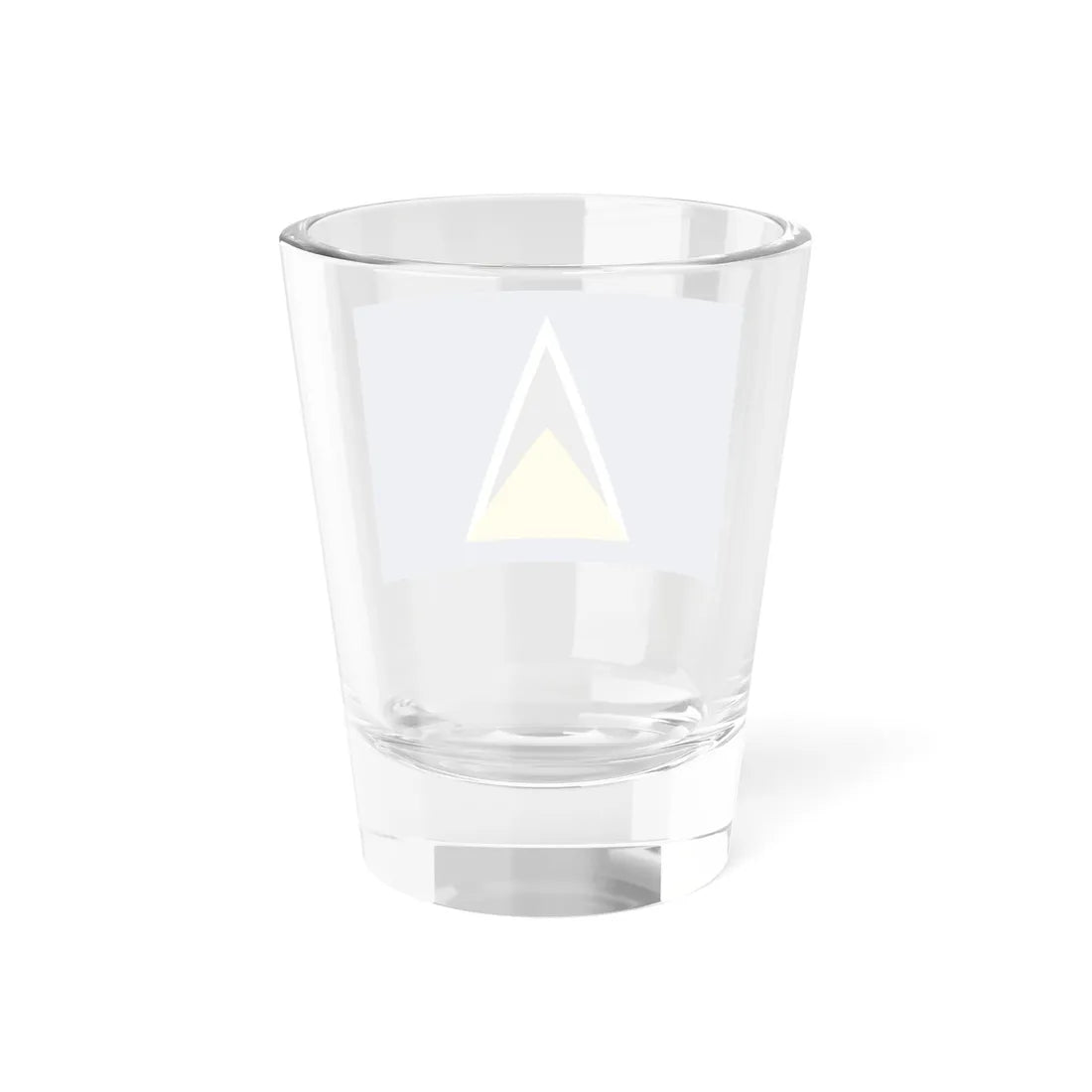 Flag of Saint Lucia 1979 3-2 (Saint Lucia) Shot Glass 1.5oz - Go Mug Yourself