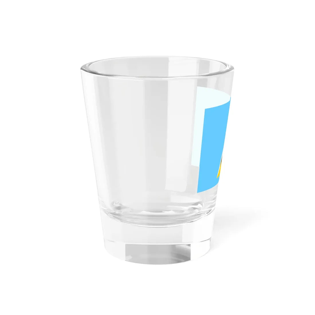 Flag of Saint Lucia 3-2 (Saint Lucia) Shot Glass 1.5oz - Go Mug Yourself