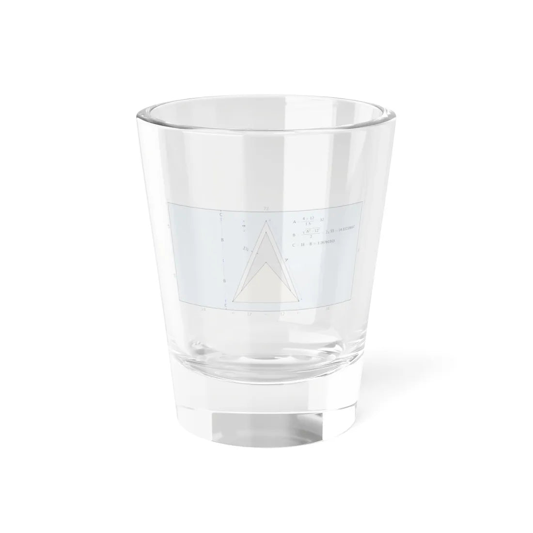 Flag of Saint Lucia construction sheet (Saint Lucia) Shot Glass 1.5oz 1.5oz - Go Mug Yourself