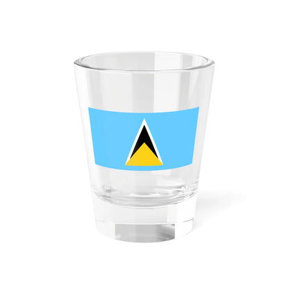 Flag of Saint Lucia (Saint Lucia) Shot Glass 1.5oz 1.5oz - Go Mug Yourself