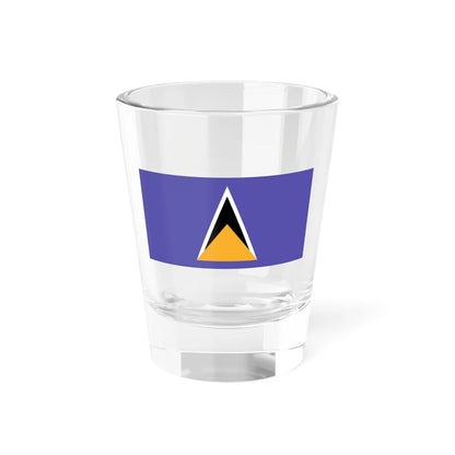 Flag of Saint Lucia WFB 2000 (Saint Lucia) Shot Glass 1.5oz 1.5oz - Go Mug Yourself
