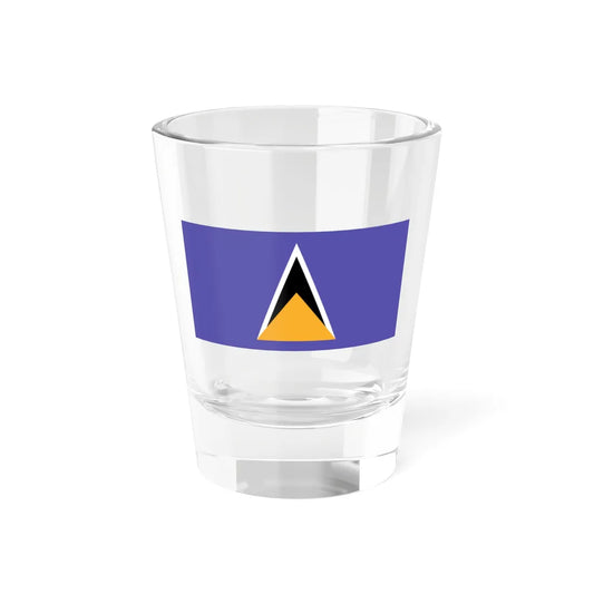 Flag of Saint Lucia WFB 2000 (Saint Lucia) Shot Glass 1.5oz 1.5oz - Go Mug Yourself