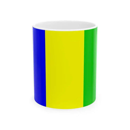 Flag of Saint-Martin-dHeres (France) White Coffee Mug 11oz - Go Mug Yourself