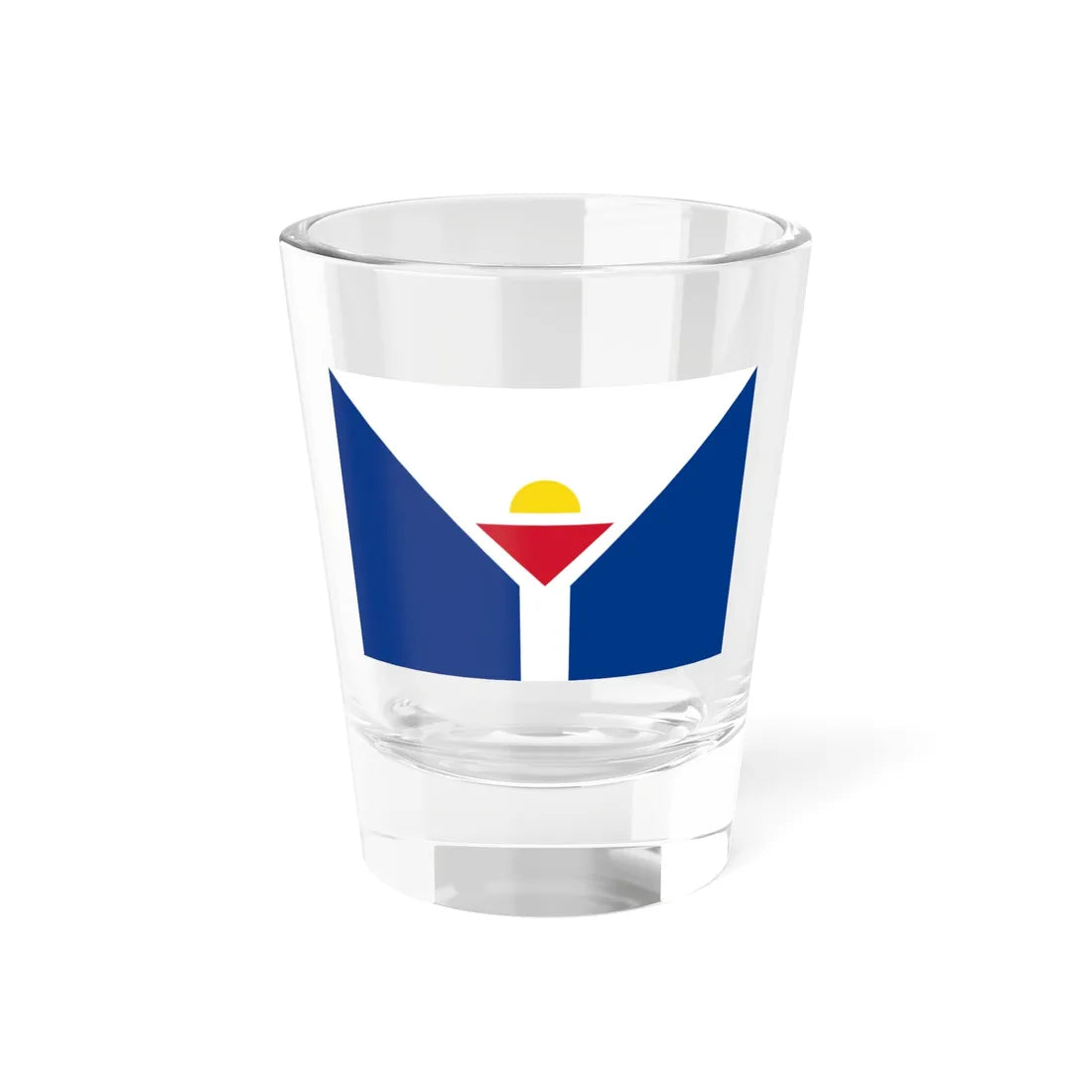 Flag of Saint-Martin fictional (France) Shot Glass 1.5oz 1.5oz - Go Mug Yourself