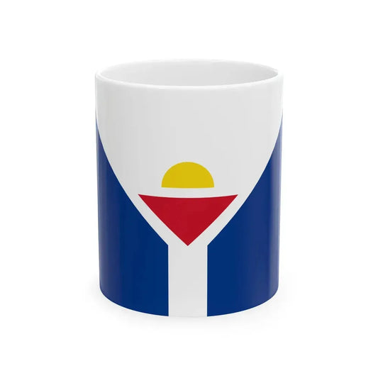 Flag of Saint-Martin fictional (France) White Coffee Mug 11oz - Go Mug Yourself